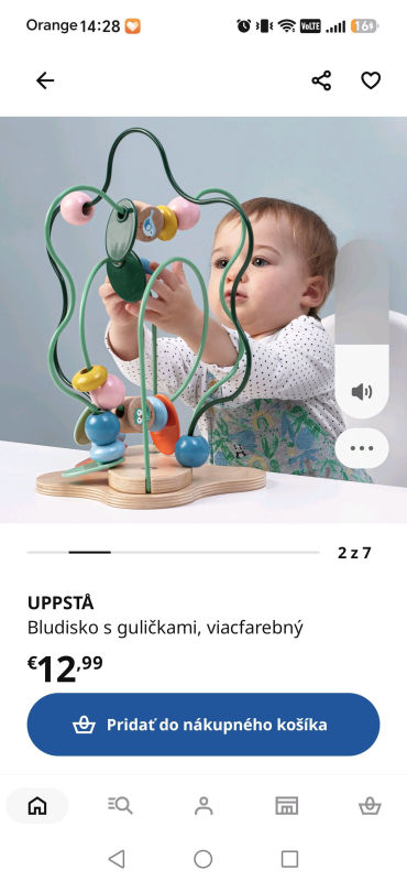 Bludisko s guličkami detská hračka
