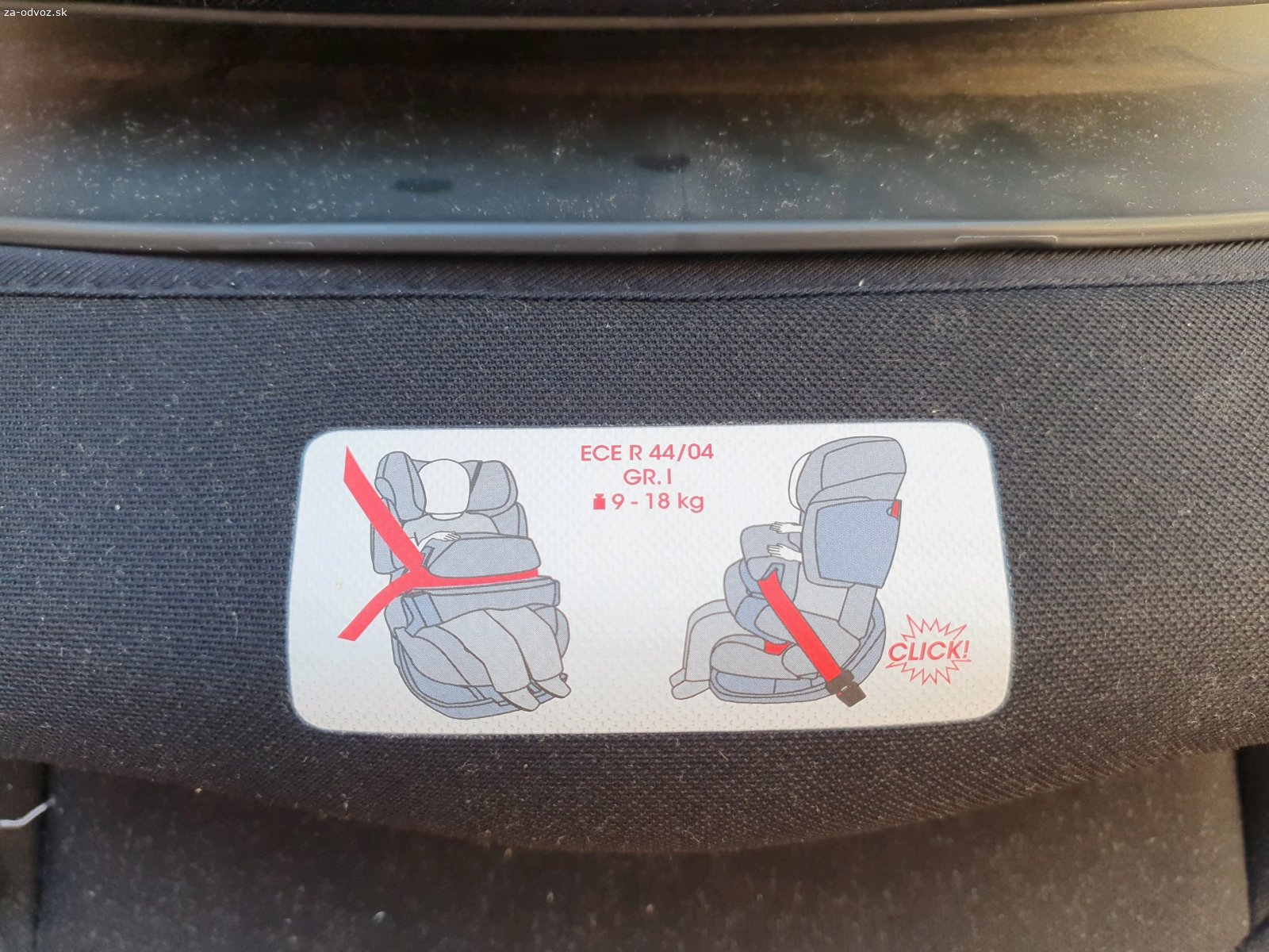 Darujem autosedačku Cybex. Darujem autosedačku Cybex Pallas Fix, kategória 9-36kg.