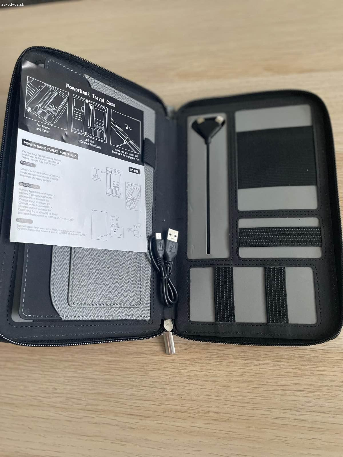 Darujem cestovný obal s powerbankom