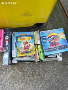 Darujem detské knihy a barbie vrtuľník + auto