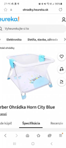 DARUJEM detskú skladaciu ohrádku 105 x 105cm