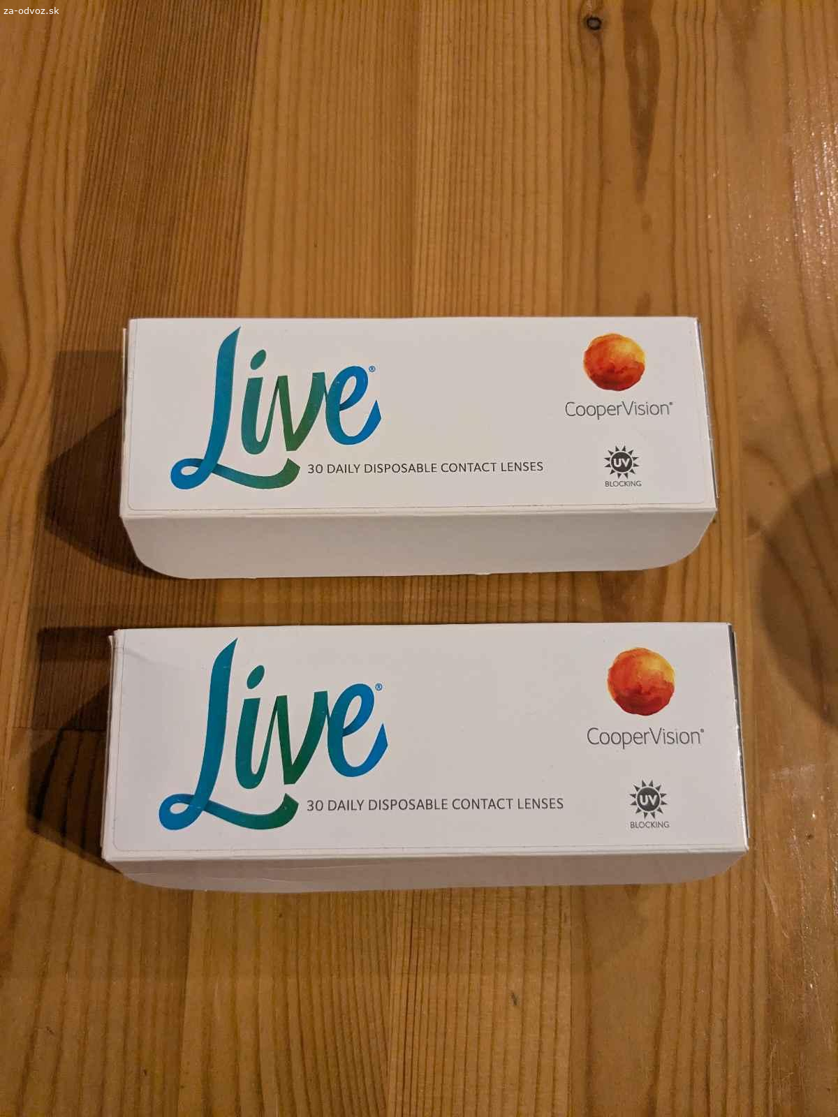 Darujem jednodňové kontaktné šošovky