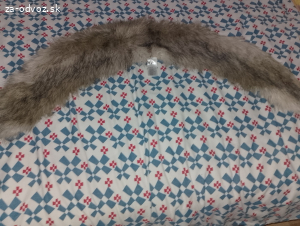 Darujem nový kožušinou golier.