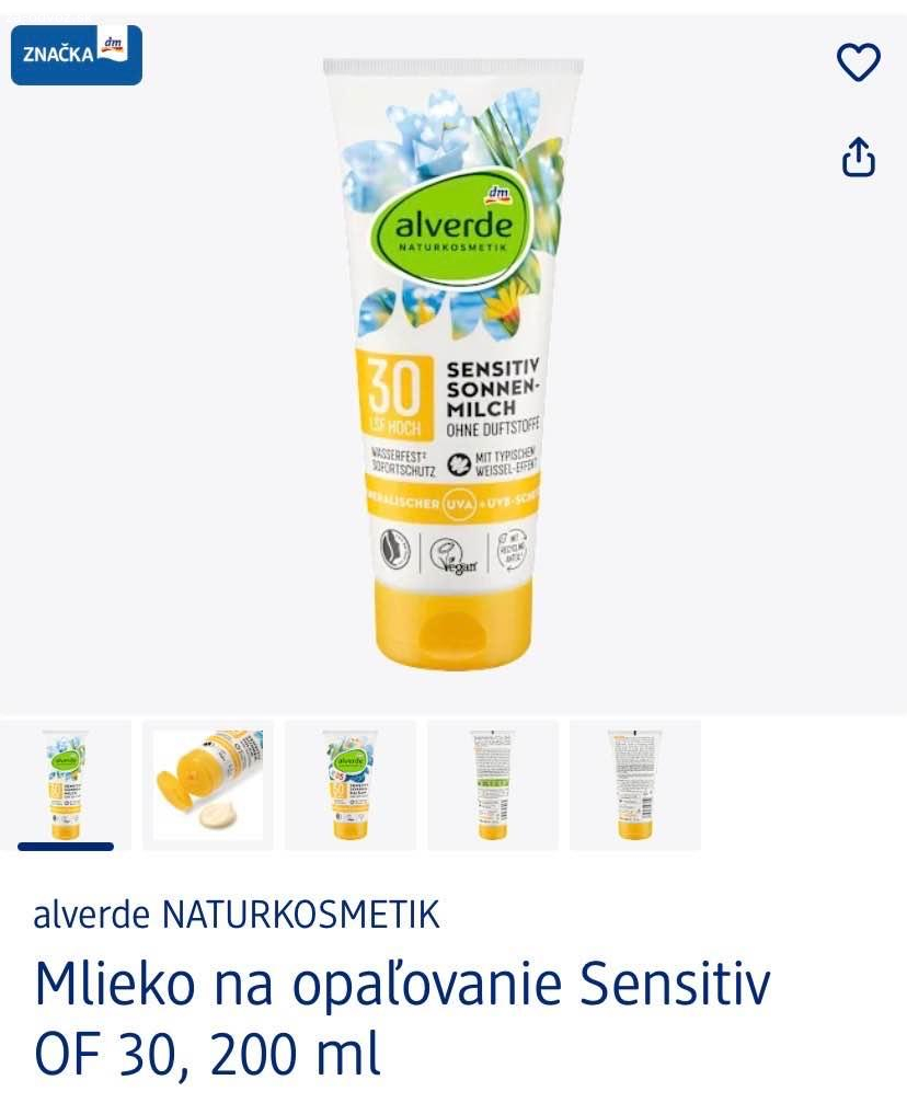 Darujem opaľovací krém