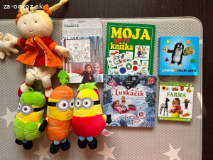 Darujem plysaky a knizky