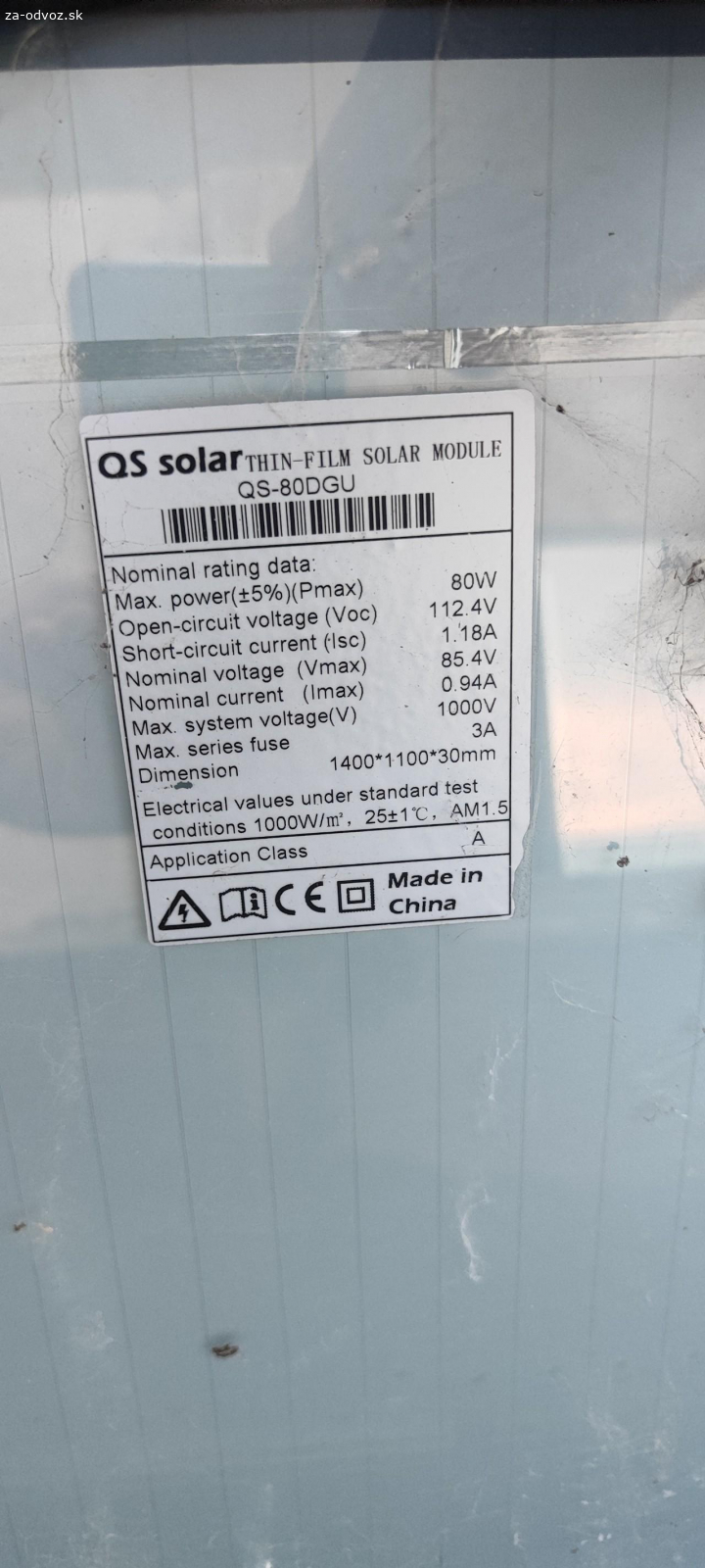 Darujem poskodene Fv panely