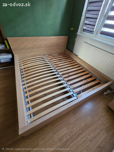 Rezervované Darujem rám manželskej postele MALM