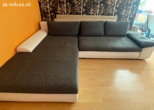 Darujem rohovú sedacku
