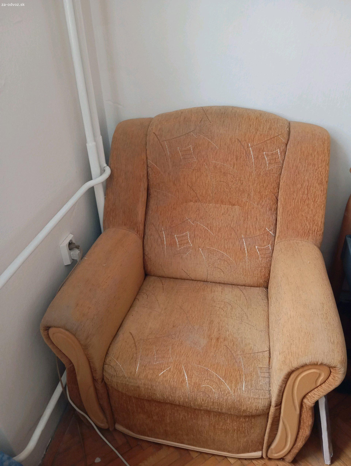 Darujem rozkladaciu sedačku