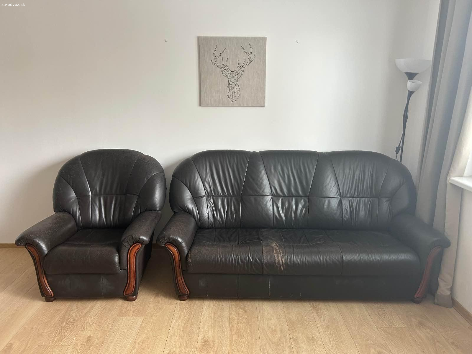 Darujem sedačku a kreslo