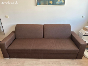 Darujem za odvoz hnedý gauč