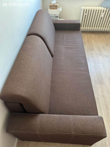 Darujem za odvoz hnedý gauč