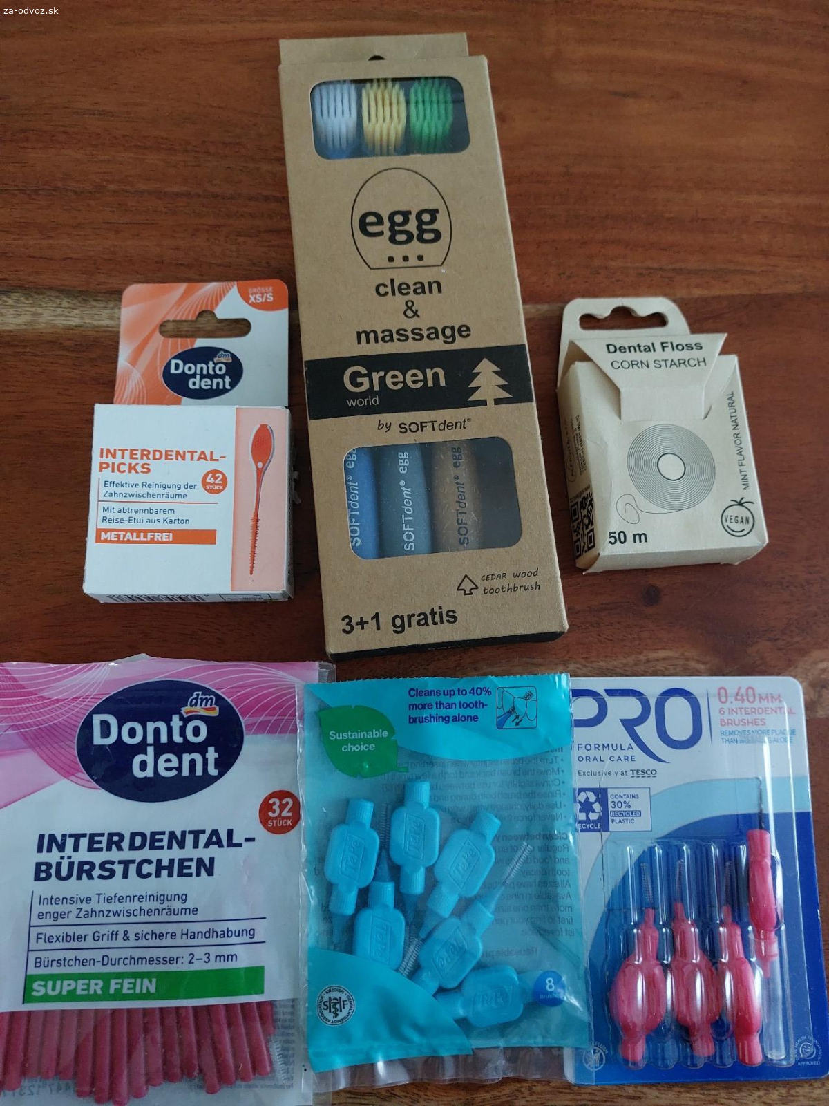 Darujem zubné/medzizubné kefky