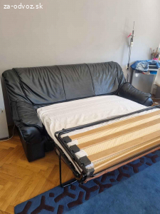 Darujeme rozťahovaciu koženkovú sedačku