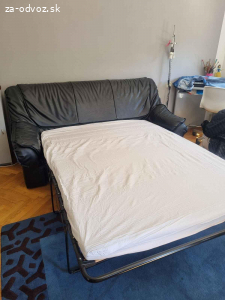 Darujeme rozťahovaciu koženkovú sedačku