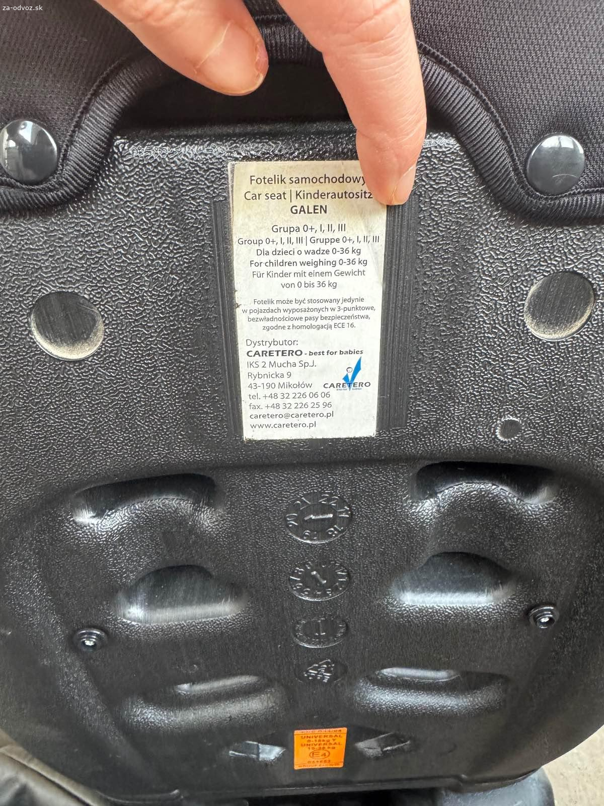 Darujem autosedacku