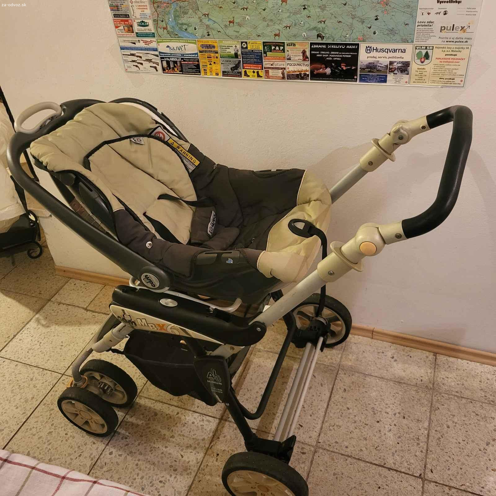 Detsky kočík trjkombinácia