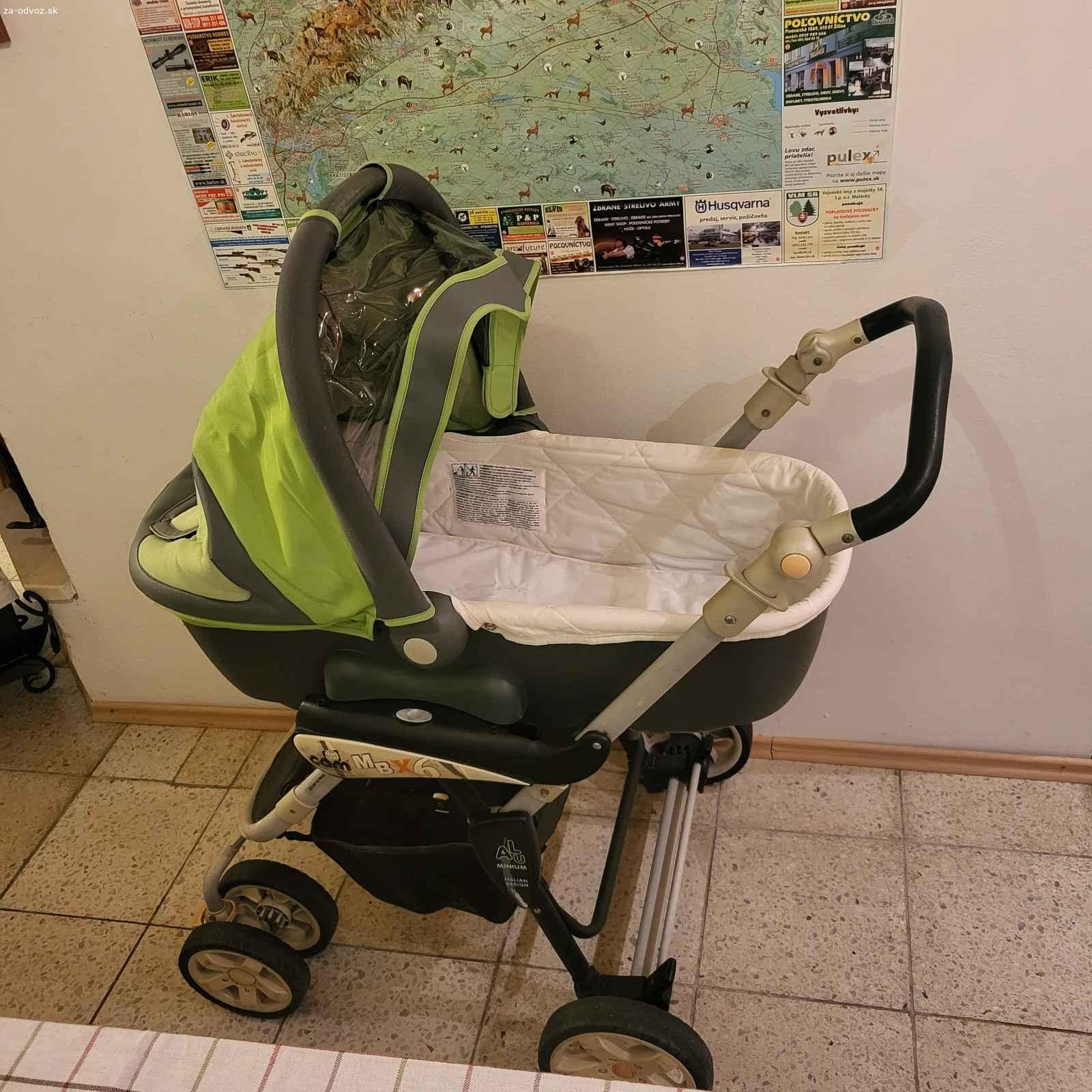 Detsky kočík trjkombinácia