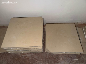 Dlaždice 40x40cm - krémová farba