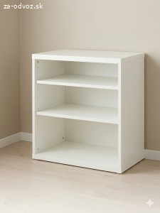 IKEA Stuva – Biela policová skrinka / regál