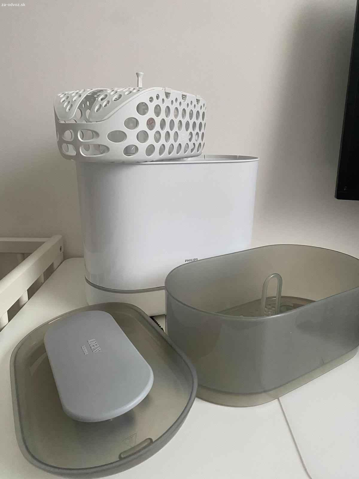 Kojenecky vankuš, sterilizator na fľaše, odsávačka