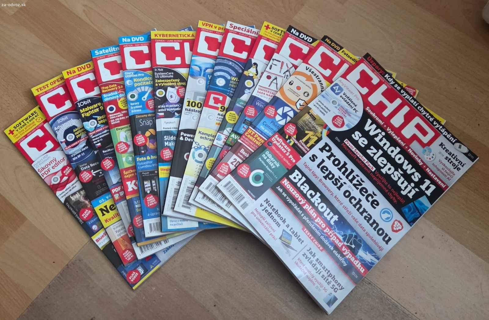 Kompletný ročník 2022 časopisu Chip vrátane DVD