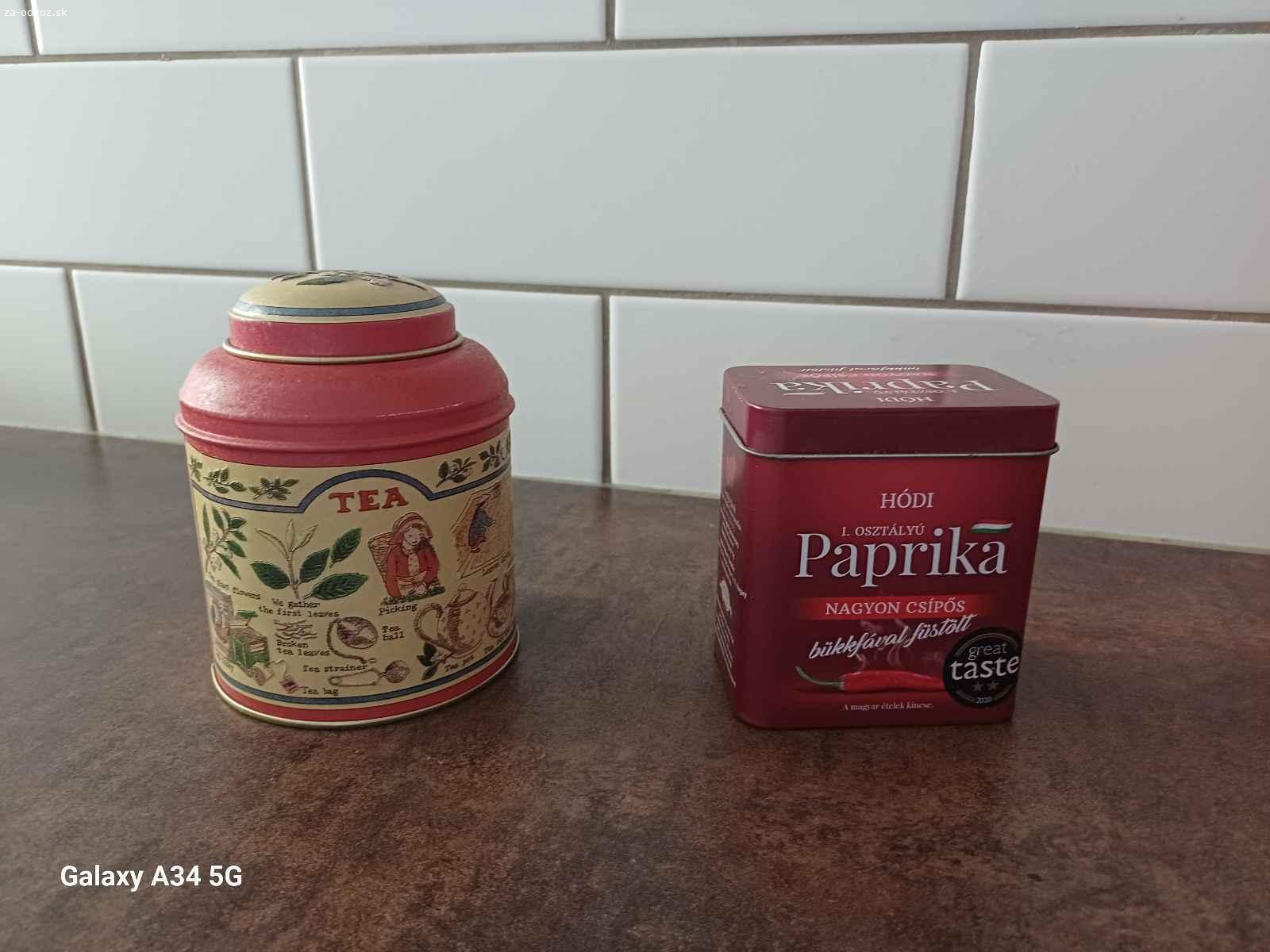 Kovove dózy  / boxy/ škatule