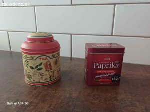 Kovove dózy  / boxy/ škatule