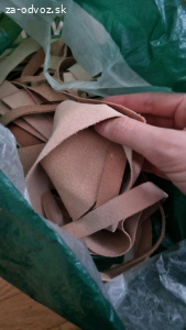 koža hovädzia - zvyšky