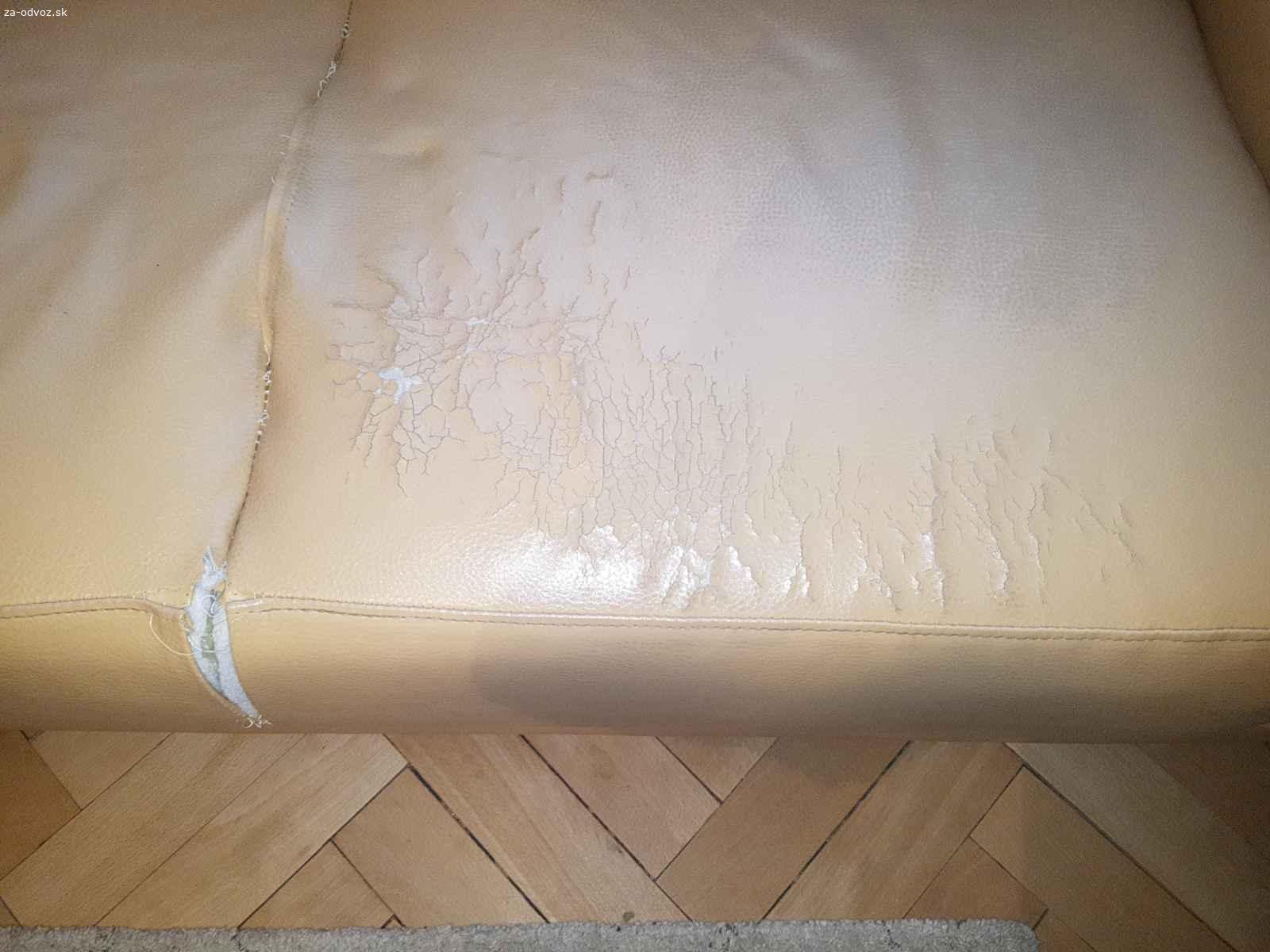 Kožená dvojsedačka 190 cm