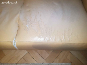 Kožená dvojsedačka 190 cm