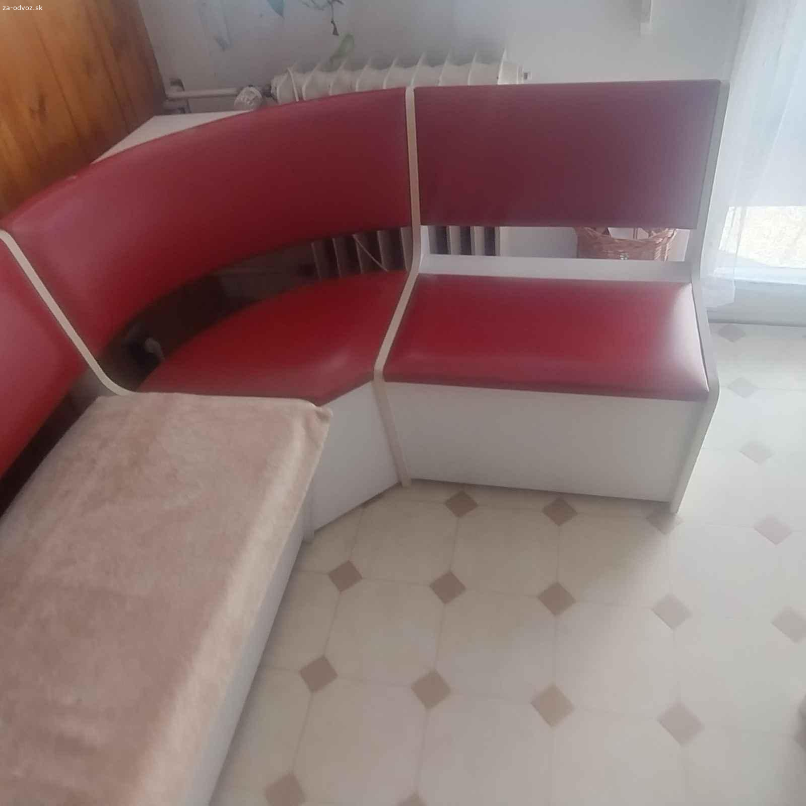 Lavica, stôl a stoličky