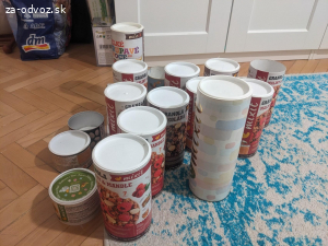 Nádobky na suché skladovanie