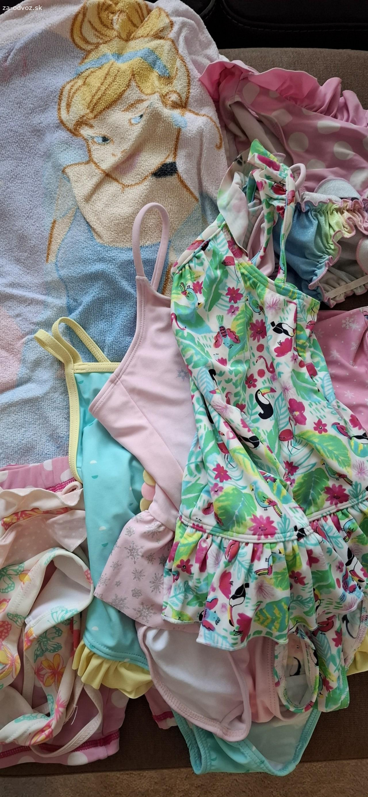Plavky 3-6 rokov a pončo