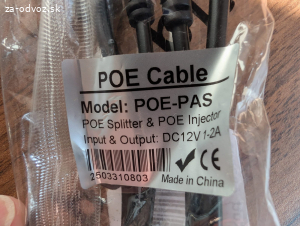 POE splitter & POE injector - kablik suprava