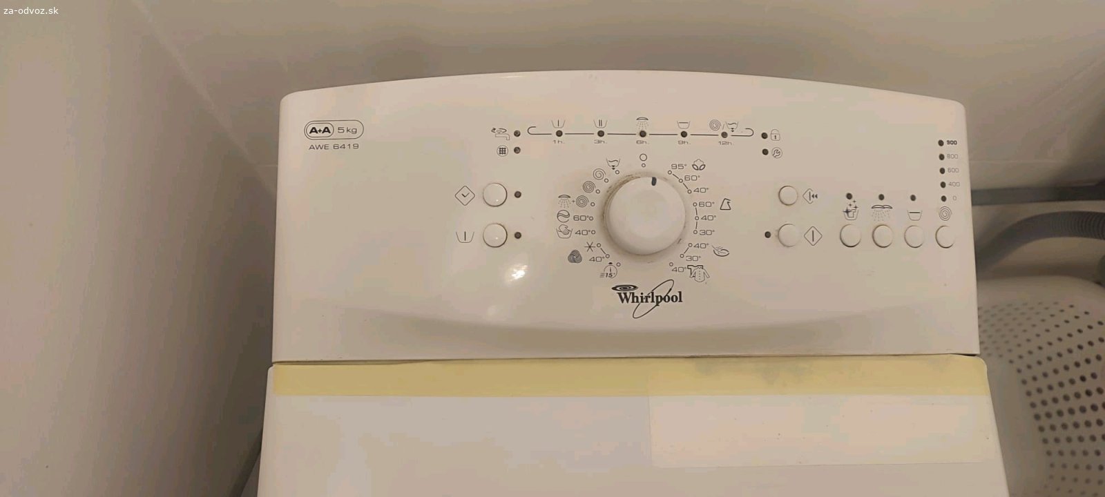 Darujem práčku Whirlpool. Darujem wirpool práčku... ešte poslúži