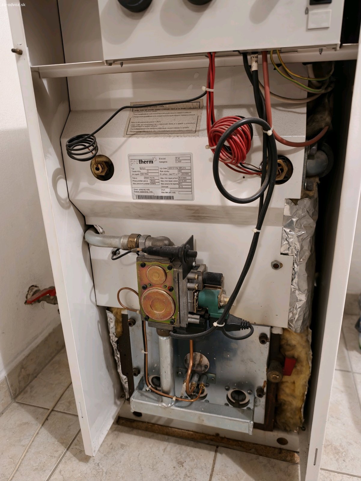 Protherm Medveď Plo 30. Darujem za odvoz plynový kotol Protherm 30 plo.