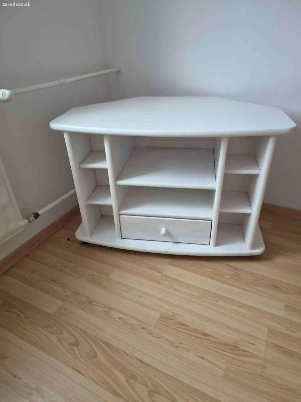 Rohový stolík pod TV