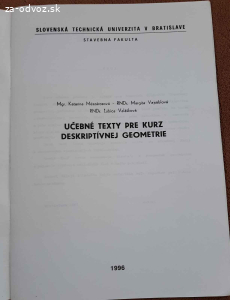 Vysokoškolské skriptá - stavebná fakulta III